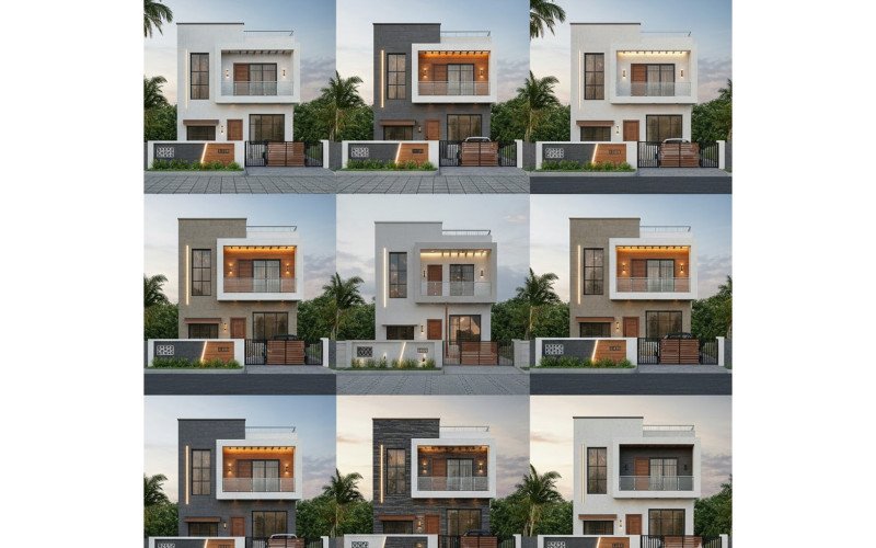 Latest 3D House Elevation Designs in India